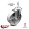 Service Caster 5 Inch Semi Steel Wheel Swivel 3/8 Inch Threaded Stem Caster SCC-TS20S514-SSS-381615 - alternate 4